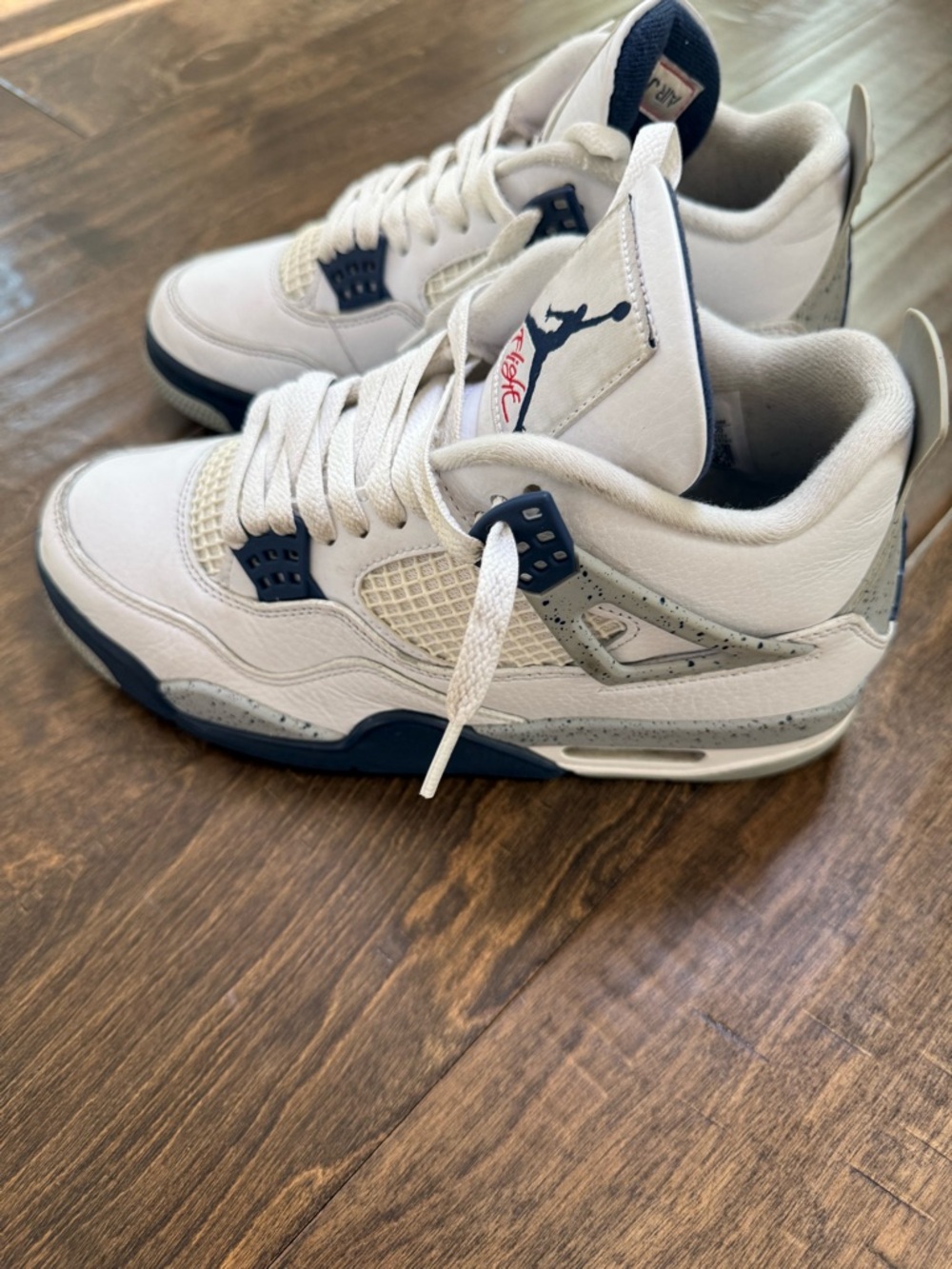 Nike Air Jordan 4 Retro “Midnight Navy” – Women’s 9 - Picture 4 of 7